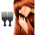 thumbnail image 2 of Fridja Afro Comb Curly Hair Brush Salon Hairdressing Styling Long Tooth Styling Pick, 2 of 6