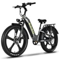 thumbnail image 1 of EMMO Vegar Pro Step Thru Fat Tire Torque Sensor Low Step Electric Bike - 48V/20Ah 750W UL Certified - 125km Range - Graphite Grey, 1 of 10