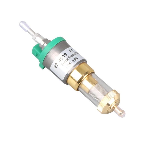Universal 12V 24V Diesel Gasoline Heater Pump Metal Silver Green For 1kw-5kw Air Parking Heater Engine