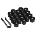 thumbnail image 4 of 20pcs Universal 17mm Wheel Nut Covers Plating Lug Nut Caps Screw Protector Black, 4 of 5