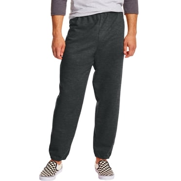Hanes Hommes EcoSmart Molleton 32 Pantalons de Survêtement Lot de 2, m, Charbon Chiné