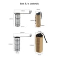 thumbnail image 3 of Manual Stainless Steel Grinding Core Coffee Bean Grinder Portable Hand Coffee Grinder Folding Handle Outdoor Camping Coffee Grinder, 3 of 7