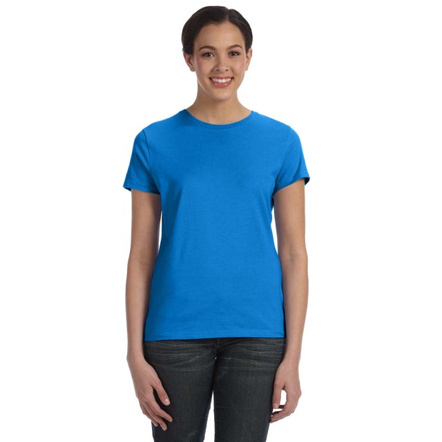 Hanes Ladies' 4.5 oz., 100% Ringspun Cotton nano-T T-Shirt - SL04