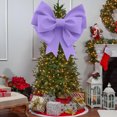thumbnail image 1 of Christmas Bows Decorations,Velvet Christmas Bow Ornaments,Christmas Bows and Ribbons for Trees,DIY Bowknot Material Kit Bowknot Decoration Christmas Party Set Props EVA Material Kit, 1 of 6