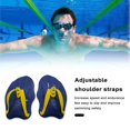 thumbnail image 1 of LJNYFDC Pagaies d'Entraînement à la Natation Pagaies d'Entraînement à la Natation Pagaies à Main Légères Sans Odeur Sangles Ajustables Pagaies pour Enfants et Adultes, 1 of 7