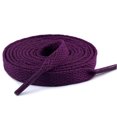 thumbnail image 1 of 120cm Shoelaces High Bang Polyester Single Layer 8mm Shoe Laces Colorfast Flat ShoelacesDark Purple, 1 of 1