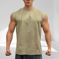 thumbnail image 4 of JDQJBZ Débardeurs pour Hommes à Porter au Quotidien Col Rond Légers Sans Manches Hauts d'Été, 4 of 5