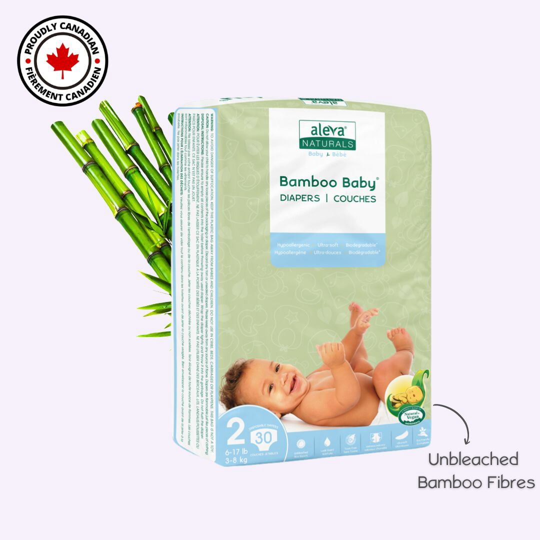 Aleva Naturals® Bamboo Baby Training Pants, Economy pack (Size 5) - 144 Count