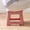 Pink, variant on Space Saving Small Stool Folding Stool For Home Office Outdoor