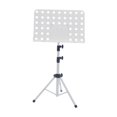 thumbnail image 2 of Milaget Music Sheet Stand Adjustable Height for Band Stage Performance Music Players White, 2 of 9