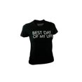 thumbnail image 1 of T-Shirt Femme Meilleur Jour de Ma Vie - 2X - Noir, 1 of 6