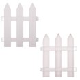 thumbnail image 4 of 2Pcs Practical Garden Fence Outdoor Decorative Fencing Plastic Patio Border, 4 of 8