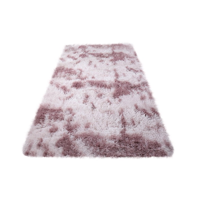 Fesfesfes Modern Area Rug Soft Pile Carpet Non Slip Backing Living Room Bedroom Floor Mat Home Decor Comfortable Necessary Floor Covering