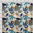 thumbnail image 4 of oneOone Rayon Teal Blue Fabric Tropical Craft Projects Decor Fabric Printed By The Yard 56 Inch Wide, 4 of 5