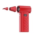 thumbnail image 1 of Red High Power Thermal Snow Blower With Efficient Turbine Tech, Abs Plastic Blades And Built-In 6000Mah Battery For Car Windshield Defrost And Snow Removal, 33.07X51.97X18.9In 0.54Lb, 1 of 5