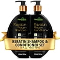 thumbnail image 1 of Herbishh Keratin Shampoo and Conditioner Set – 2 x 450ml Duo for Men & Women – Sulfate-Free, Hydrating & Strengthening for Dry, Damaged, or Color-Treated Hair – Argan Oil, Jojoba & Collagen, 1 of 7