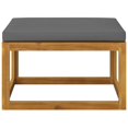 thumbnail image 5 of vidaXL 3 Piece Garden Lounge Set with Cushions Solid Acacia Wood, 5 of 5