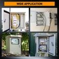thumbnail image 3 of Yiwa Stainless Steel Electrical Enclosure Box, IP67 Waterproof, NEMA 4X Rated, Lockable Junction Box for Outdoor or Indoor Use, Comes with Mounting Plate and Keys, 3 of 8
