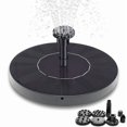 thumbnail image 1 of Solar Powered Fountain - 16 cm Black Water Fountain Compatible with Summer PlayBlack, 1 of 5