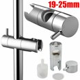 thumbnail image 5 of Adjustable Shower Head Holder for Slide Bar,Universal 19-25MM O.D. Rail Head Bracket Holder for Slide Bar Slider Clamp Bathroom Replacement 360 Degree Rotation Sprayer Holder (ABS Chrome), 5 of 5