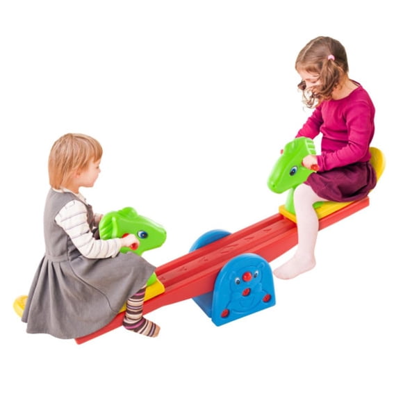 Hey! Play! Balançoire – Jouet à Bascule pour la Cour Ou la Salle de Jeux avec Poignées Faciles à Saisir pour Tout-Petits et Enfants – Jouet à Bascule pour l'Intérieur Ou l'Extérieur