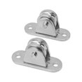 thumbnail image 1 of Stainless Steel Small Pulley Block Silent Pulley for DIY Equipment Wire Rope Rail Sliding Gate, Effortless , Noiseless, 176 Lb Load Capacity, 1 of 8