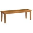 thumbnail image 5 of Capri bench with wood seat in Oak Finish, 5 of 5