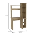 thumbnail image 4 of TUHOME Versalles Desk  Engineered Wood Desks in  Beige, 4 of 8