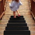 thumbnail image 1 of Yeciiwht 5pc Stair Treads PVC Frosted Waterproof Stair Treads Non-Slip Wear Counteractive Step Floor Stair Runner Stair Treads for Wooden Steps 24x4 Inches, 1 of 7