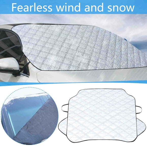 Rvkxad Car Windshield Snow Cover, Thick Sun Shade Protector for Winter Summer Protection, Windshield Cover, Car Accessory