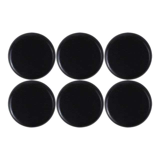 6 Pcs Large Hot Stones Massage Stones Set Basalt Hot Rocks Stones for Home Spa - 6 x 6cm