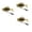 D, variante sur 3 Pcs Appât à Rotation Flash Leurre Souple, Swimbaits Queue à Pagaies Leurres de Pêche, Appât Souple Pré-Monté avec Lames Pivotantes et Yeux 3d, Hameçon Caché Sans Herbes pour Achigan Truite, Équipement d'Eau Douce Eau Salée, A