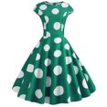 thumbnail image 2 of Ketyyh-chn99 Robes d'Été pour Femmes Plage Décontracté Robe d'Été de Plage Robe de Plage Automne Décontractée Ample Mini-Robe Vert,TG, 2 of 4