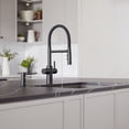 thumbnail image 4 of Catris Flexo Filter-Ready Semi-Pro Pull-Down Dual-Spray Kitchen Faucet - Matte Black, 4 of 5