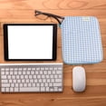 thumbnail image 4 of Plaid Tablet Bag 13 Inch Durable Slim Lightweight Secure Zip Pocket Storage Case, 4 of 4