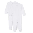 thumbnail image 1 of George Infants' Unisex Layette 100% Cotton 2-Pack Sleeper, 1 of 2