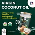 thumbnail image 3 of Organic Coconut Oil Cold Pressed (Unrefined) M2N2 (1000ml), 3 of 6