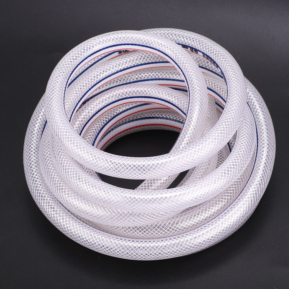 PVC Reinforced Braided Tube Clear Hose Sturdy Use for Garden Irrigation