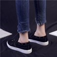 thumbnail image 2 of Chaussures en Toile pour Femmes Chaussures de Sport Plates Chaussures Décontractées à Fermeture Éclair Chaussures en Toile, 2 of 6