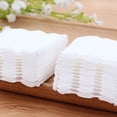 thumbnail image 2 of maskred 50 Pieces Makeup Pads Soft Cotton Double Sided Lip Cosmetics Foundation Eyeshadow Remover Travel Drawstring Holder 6 * 5cm 1Set, 2 of 5