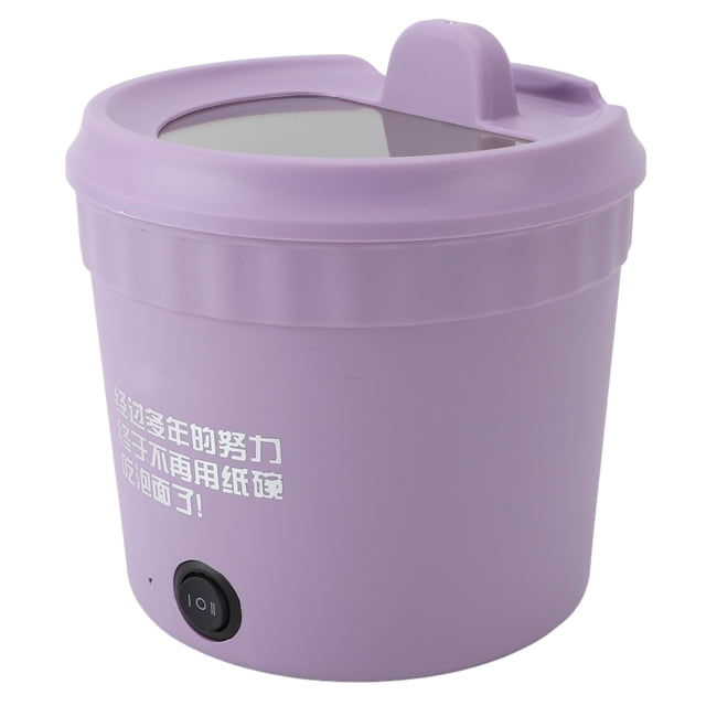Electric Pot, 1.2L 450W Stick Proof Even Heating Portable Multifunctional Small Rapid Noodle Cooker Ramen Cooker Mini Crock Pot with Removable Power Cord for Cooking Pasta Egg Soup
