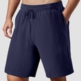 thumbnail image 2 of Ramiter Sports Shorts Men's Lightweight Terry Short Navy,S, 2 of 7