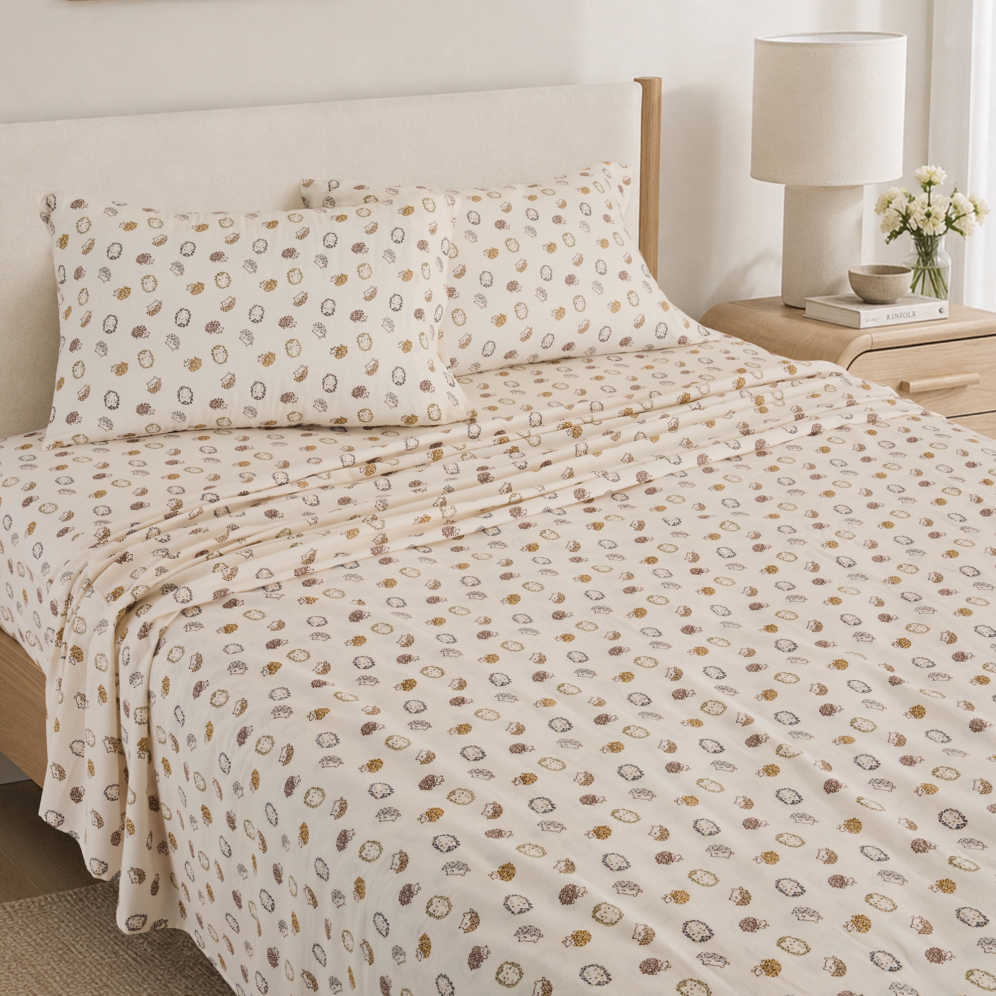 Ensemble de draps en flanelle Mainstays pour grand lit