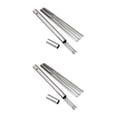 thumbnail image 4 of Transemion Versatile Stainless Steel Barbecue Stick Culinary Masterpieces With Ease Silver Stick +20* stick 2Set, 4 of 6