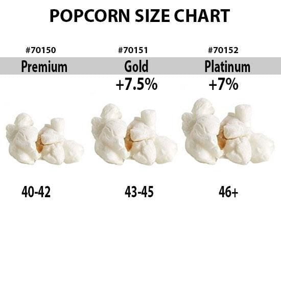 GUTWEIN PREMIUM Theater grade Unpopped popcorn kernels Butterfly 50lbs