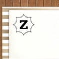 thumbnail image 2 of Printtoo Tampon en Caoutchouc Auto-Encriant Cadre Tourbillon Celtique Octogone Alphabet Z Monogramme Initiale R-40 Papeterie de Bureau, 2 of 4