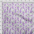 thumbnail image 4 of oneOone Georgette Viscose Purple Fabric Floral Sewing Material Print Fabric By The Yard 42 Inch Wide, 4 of 4