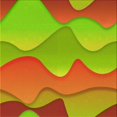 thumbnail image 1 of Ahgly Company Machine Washable Indoor Square Transitional Orange Red Orange Area Rugs, 7' Square, 1 of 7