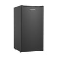 thumbnail image 2 of Hamilton Beach 3.3 Cu.Ft Mini Fridge with Freezer, Compact Refrigerator, Single Door, Energy Star, Reversible Door, Black, 2 of 6