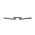 thumbnail image 3 of Krator Motorcycle 7/8" Inch Handlebars Zed Bar Black Compatible with Cafe Racers Cruisers Harleys Triumph Speed Street Triple Tripple Sprint, 3 of 4